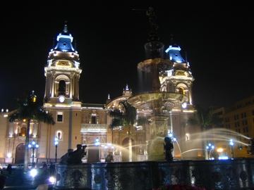 This photo of the Cathedral at Lima, Peru was taken by photographer Micah MacAllen and is used courtesy of the Creative Commons License. (http://commons.wikimedia.org/wiki/File:Lima_Cathedral.jpg)